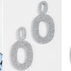 Simon Miller S750 Oval Silver Glitter Earrings